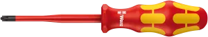 165 iS PZ/S VDE Insulated screwdriver with reduced blade diameter for PlusMinus screws (Pozidriv/slotted)