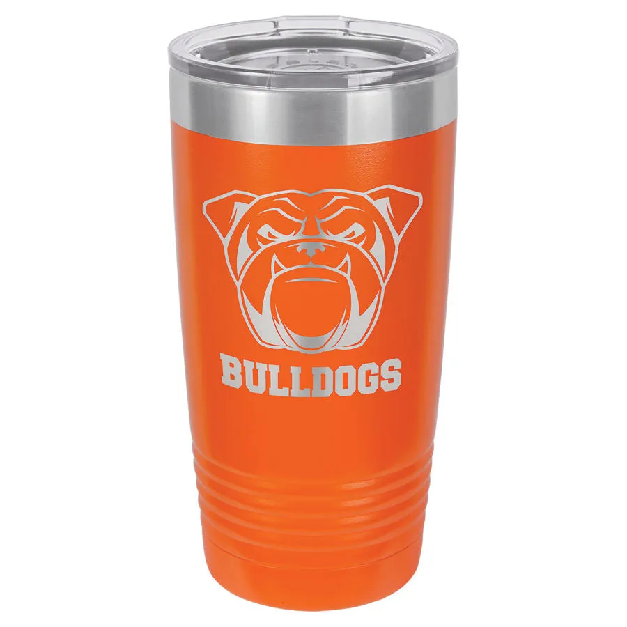 20 oz Custom Engraved Ribbed Tumbler