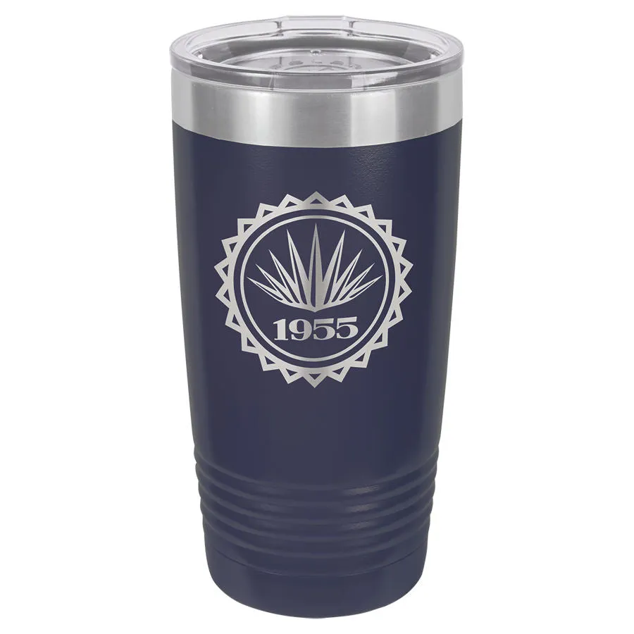 20 oz Custom Engraved Ribbed Tumbler