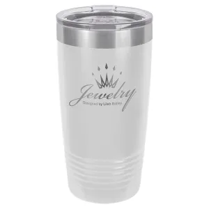 20 oz Custom Engraved Ribbed Tumbler
