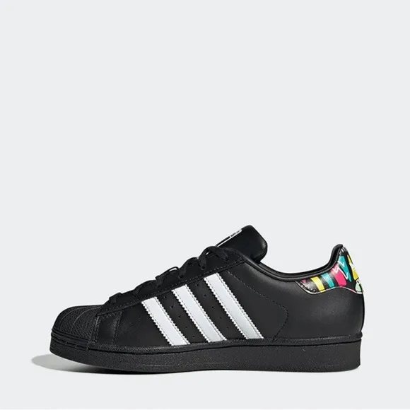 Adidas Originals Superstar J EE7500 Black Multicolor Sneakers