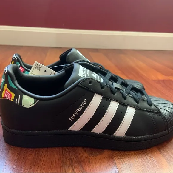 Adidas Originals Superstar J EE7500 Black Multicolor Sneakers