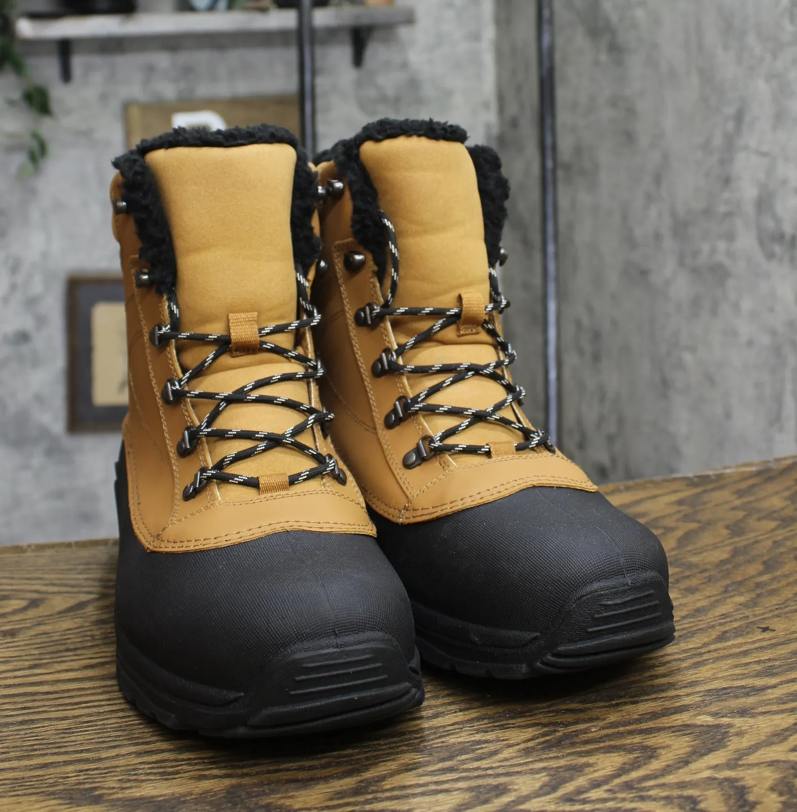 All In Motion Mens Blaise Winter Boots 91112082 Chestnut Brown 12