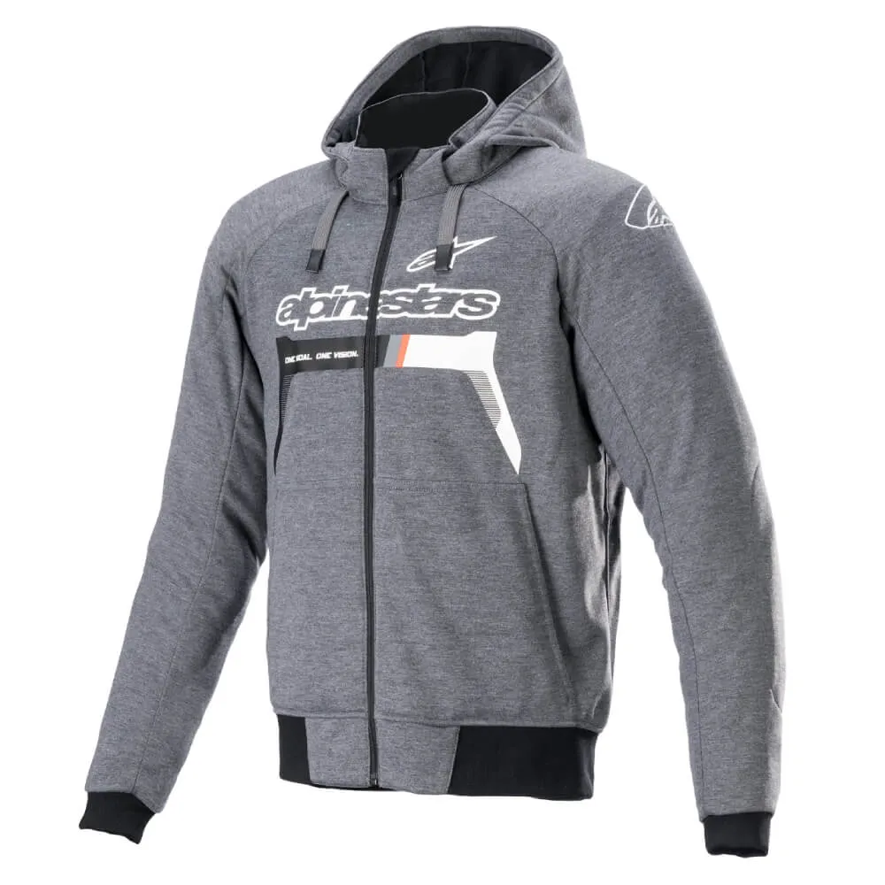 Alpinestars Chrome Ignition Hoodie Melange / Dark Grey / White