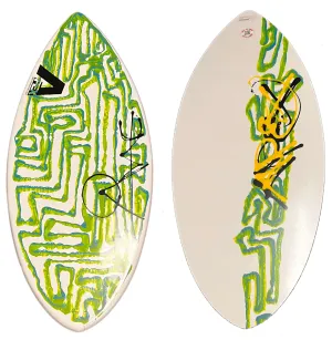 Apex 46" Avac Skimboard White/Green/Teal