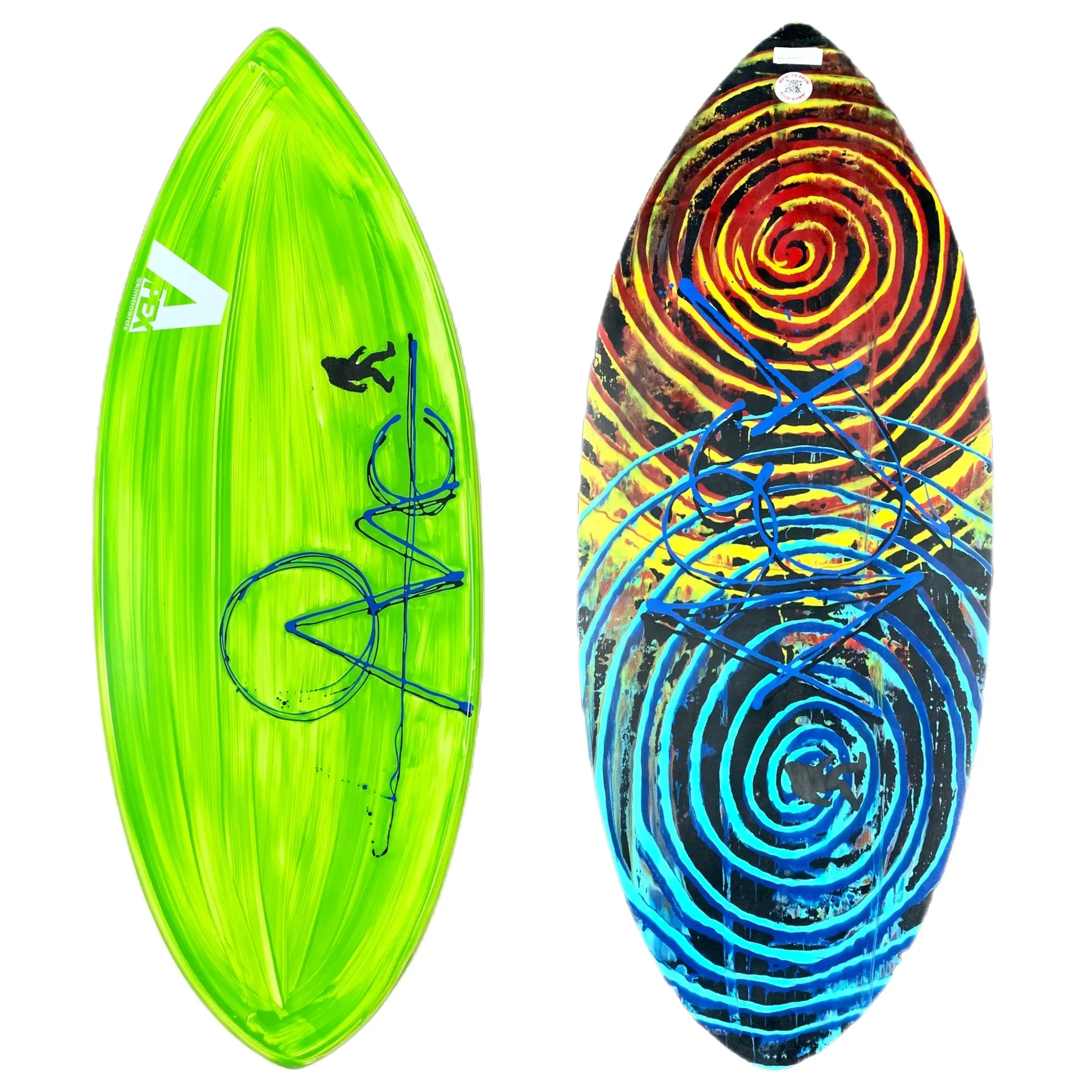Apex 54" AVAC Skimboard Green