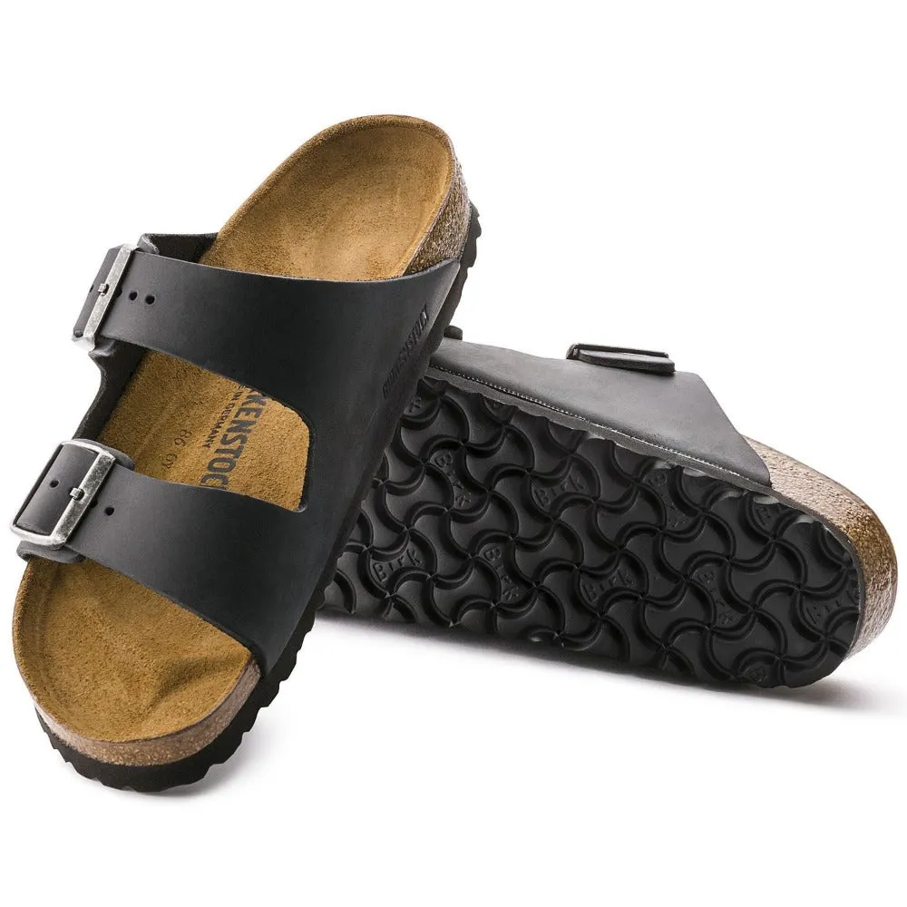Arizona - Black Oiled Leather||Arizona - Cuir huilé noir
