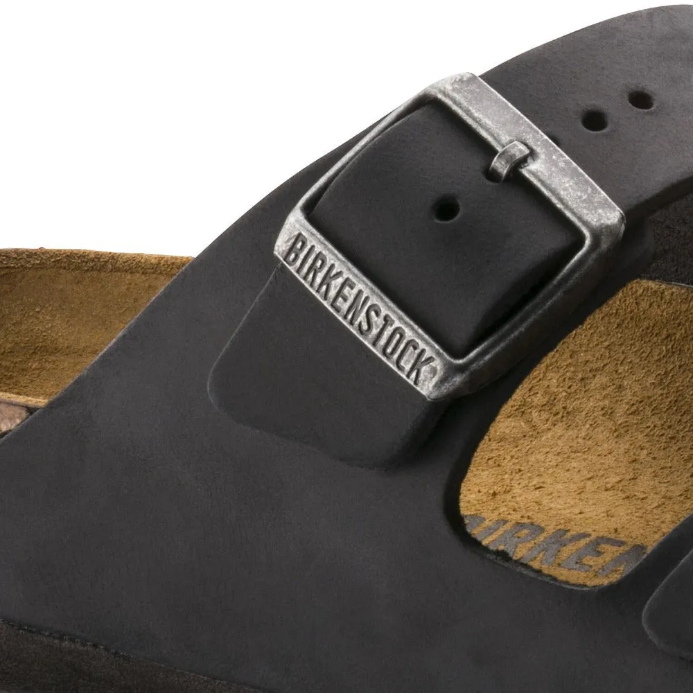 Arizona - Black Oiled Leather||Arizona - Cuir huilé noir