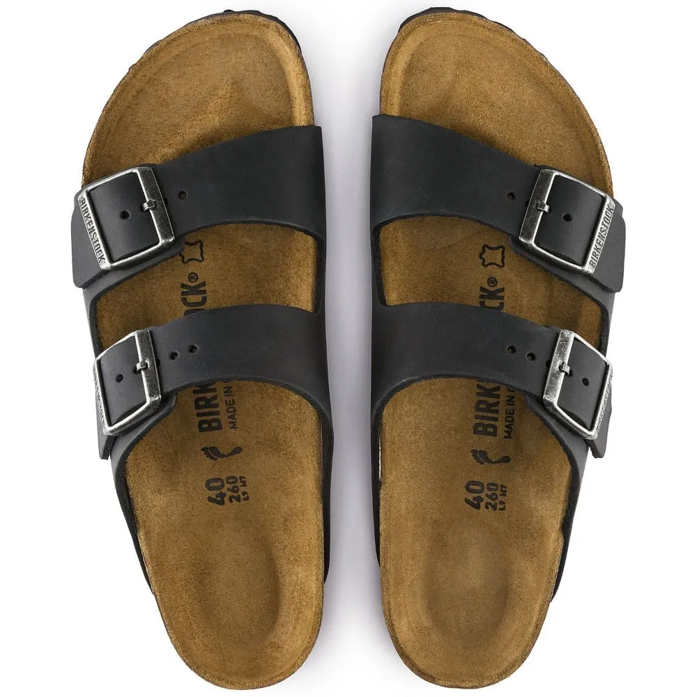 Arizona - Black Oiled Leather||Arizona - Cuir huilé noir