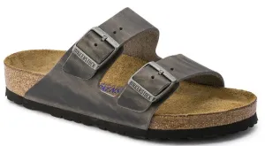 Arizona Soft - Iron Oiled Leather||Arizona assise plantaire souple - Cuir huilé fer