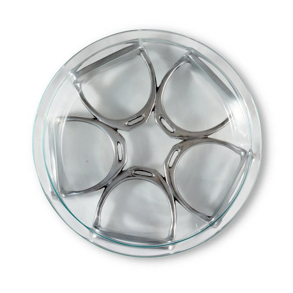 Arthur Court Equestrian Stirrup Pie Trivet
