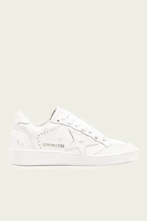 Ball-Star Optic White Leather Sneaker