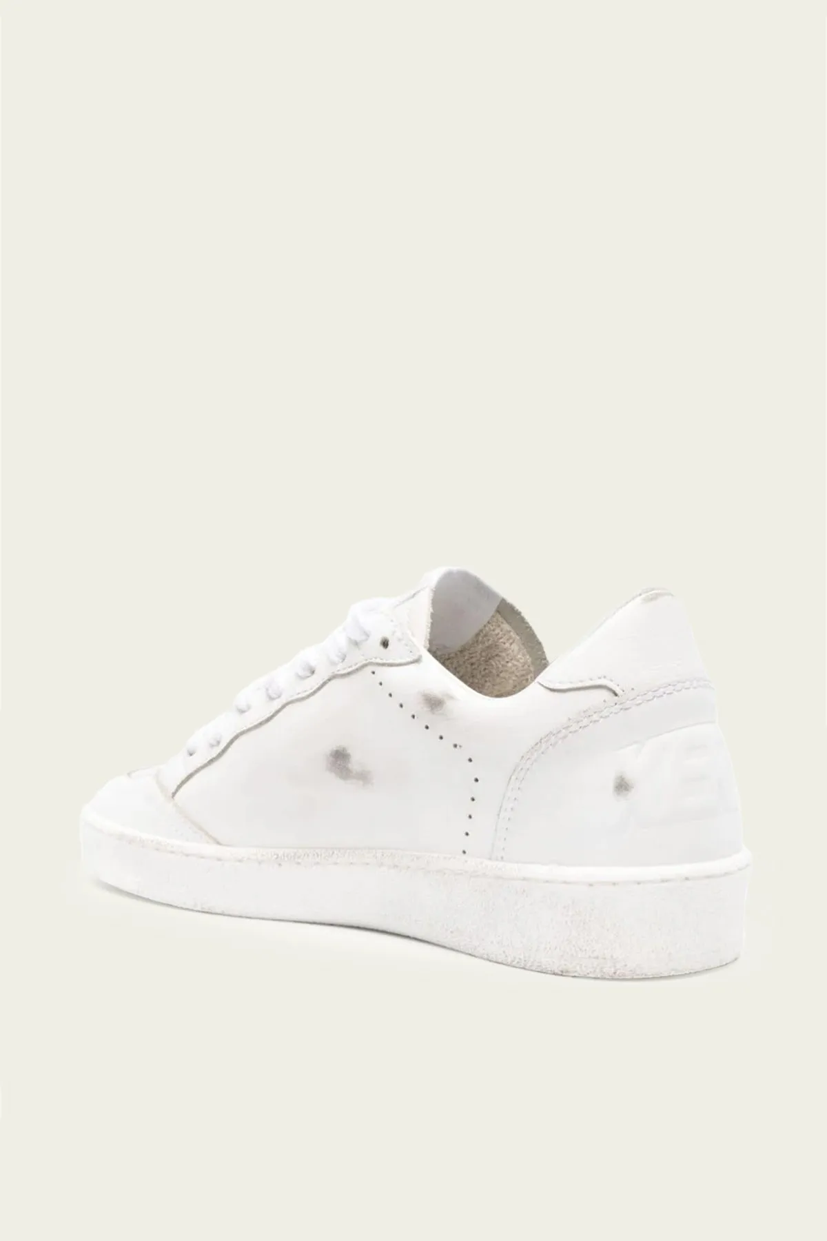 Ball-Star Optic White Leather Sneaker