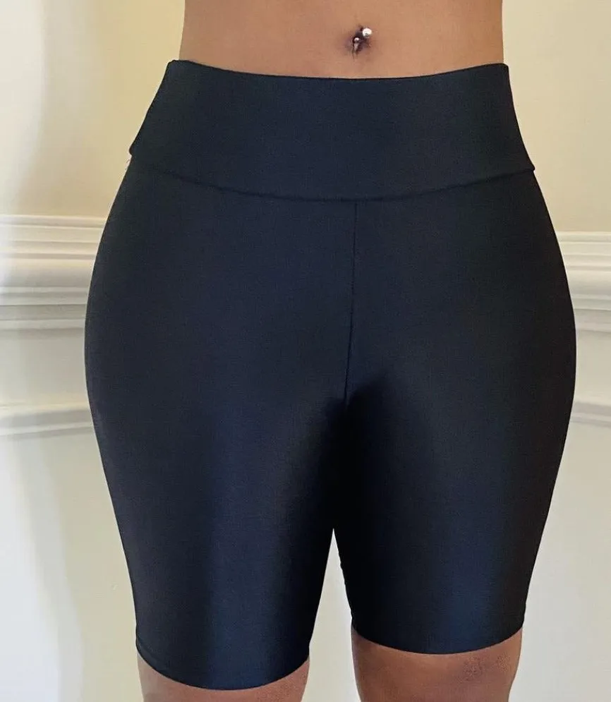 Basic Biker Short - 2 Colors available Cobalt Blue/Black