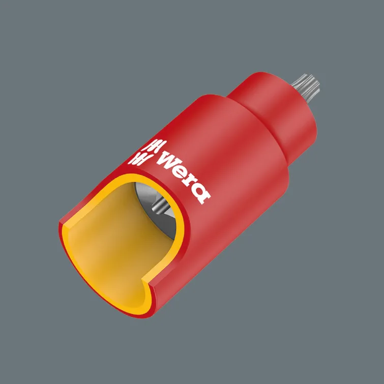 Belt B VDE 1 Zyklop bit socket set TORX® / hexagonal socket with holding function, 3/8" drive
