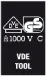 Belt B VDE 1 Zyklop bit socket set TORX® / hexagonal socket with holding function, 3/8" drive