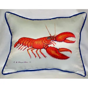 Betsy Drake Red Lobster Pillow- Indoor/Outdoor