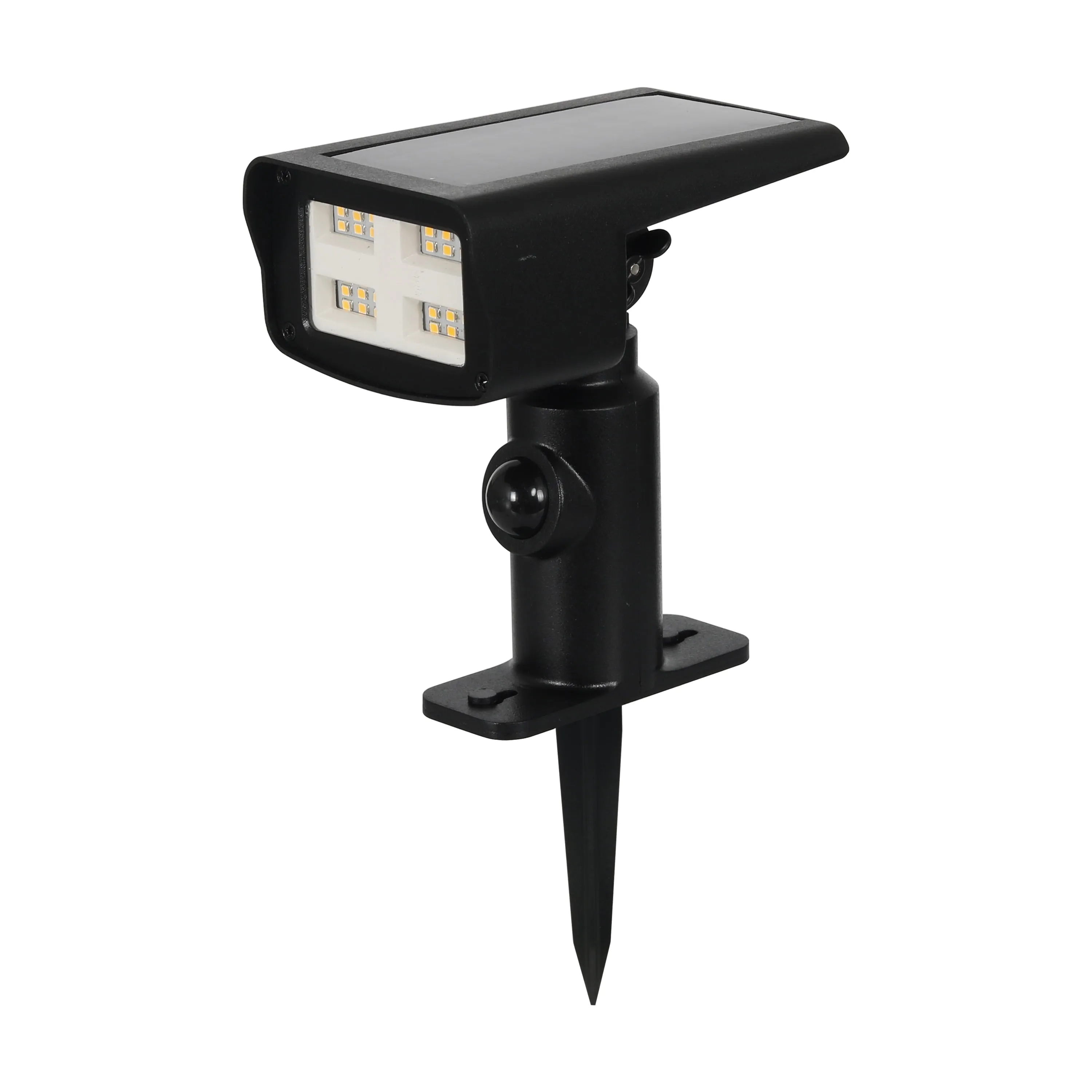Better Homes & Gardens Solar Motion Sensor LED Spotlight 30-600 Lumens, Stake or