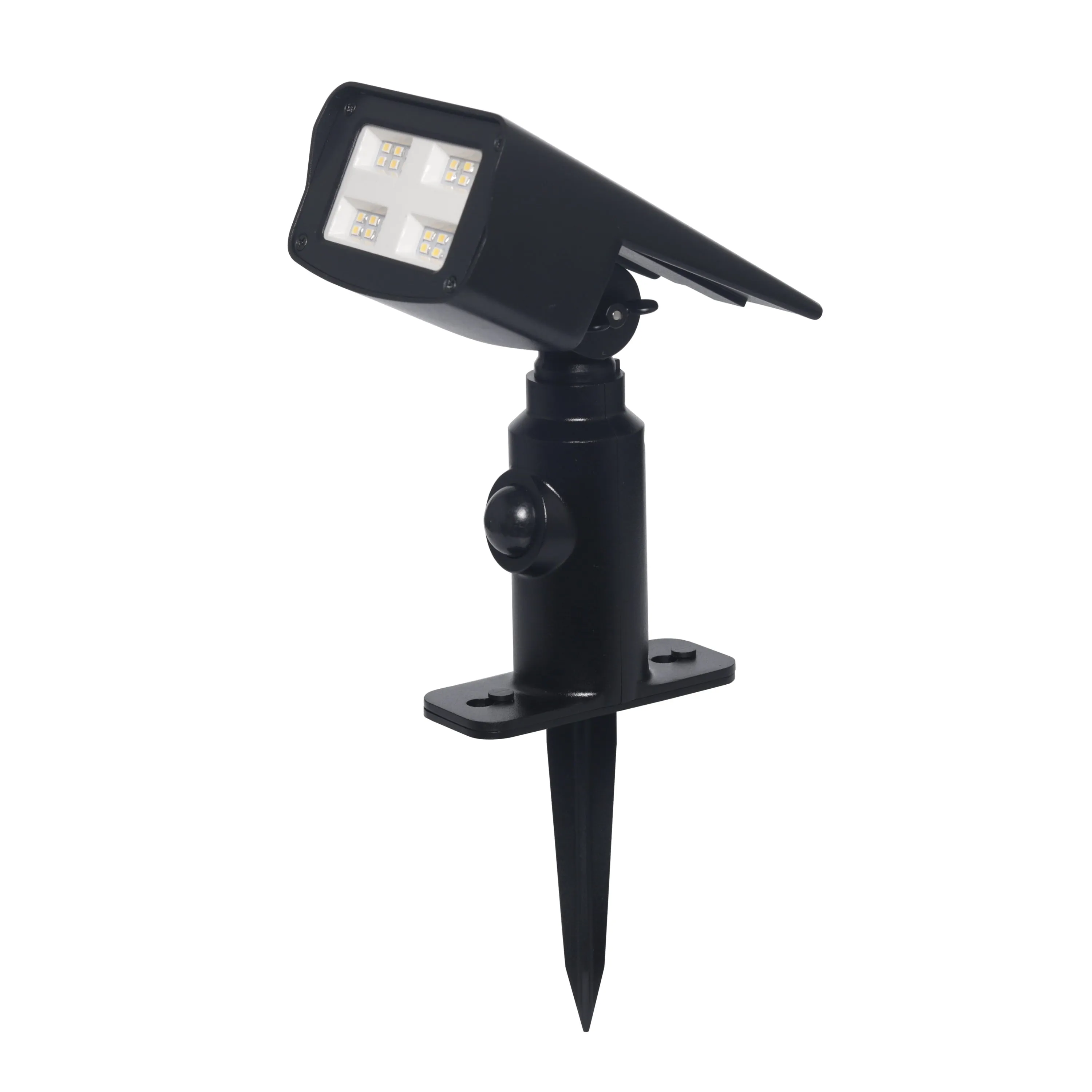 Better Homes & Gardens Solar Motion Sensor LED Spotlight 30-600 Lumens, Stake or