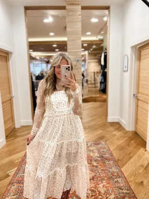 Blushing Peach Overall Dress