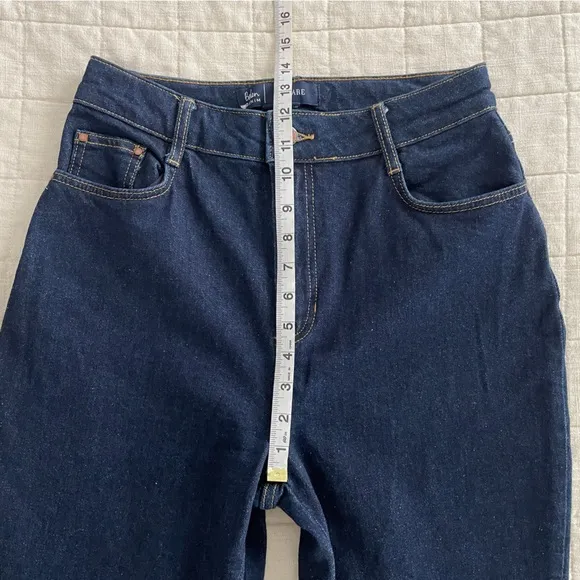 Boden High Rise Waist Smart Flare Jeans Indigo Size 8 Regular