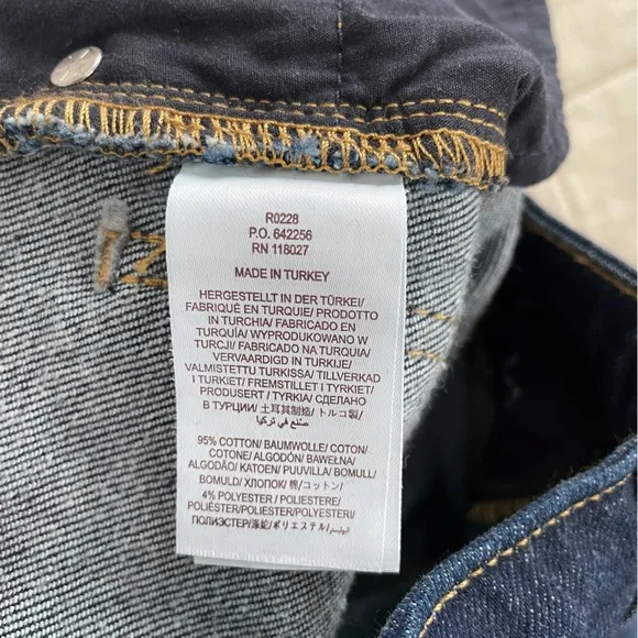 Boden High Rise Waist Smart Flare Jeans Indigo Size 8 Regular