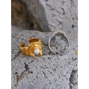 Boho & Mala 18k Gold Ring (adjustable)