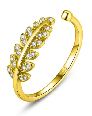 Boho & Mala 18k Gold Ring (adjustable)