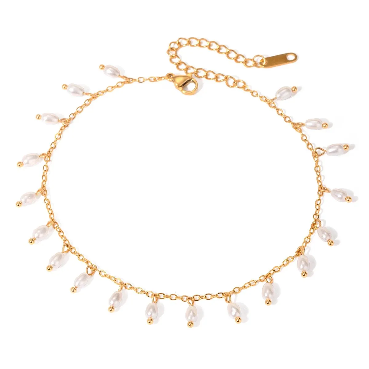 Boho & Mala 18K Gold / Stainless Steel Anklet
