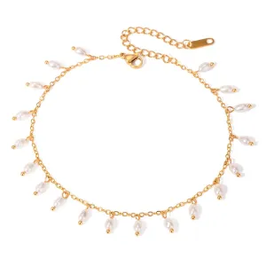 Boho & Mala 18K Gold / Stainless Steel Anklet