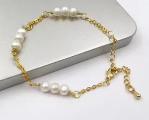 Boho & Mala Freshwater Pearl Bracelet