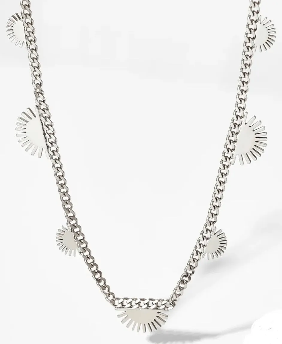 Boho & Mala Stainless Steel Pendant Necklace