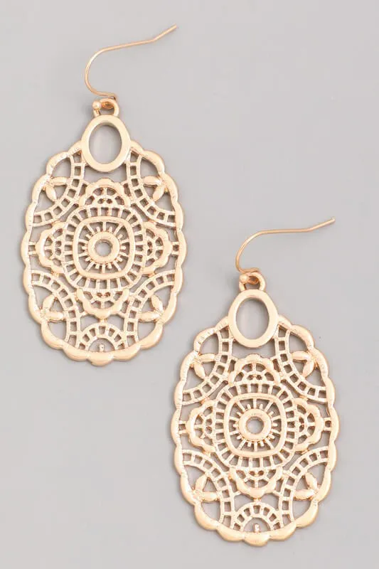 Boho Metal Earrings (Two Colors)