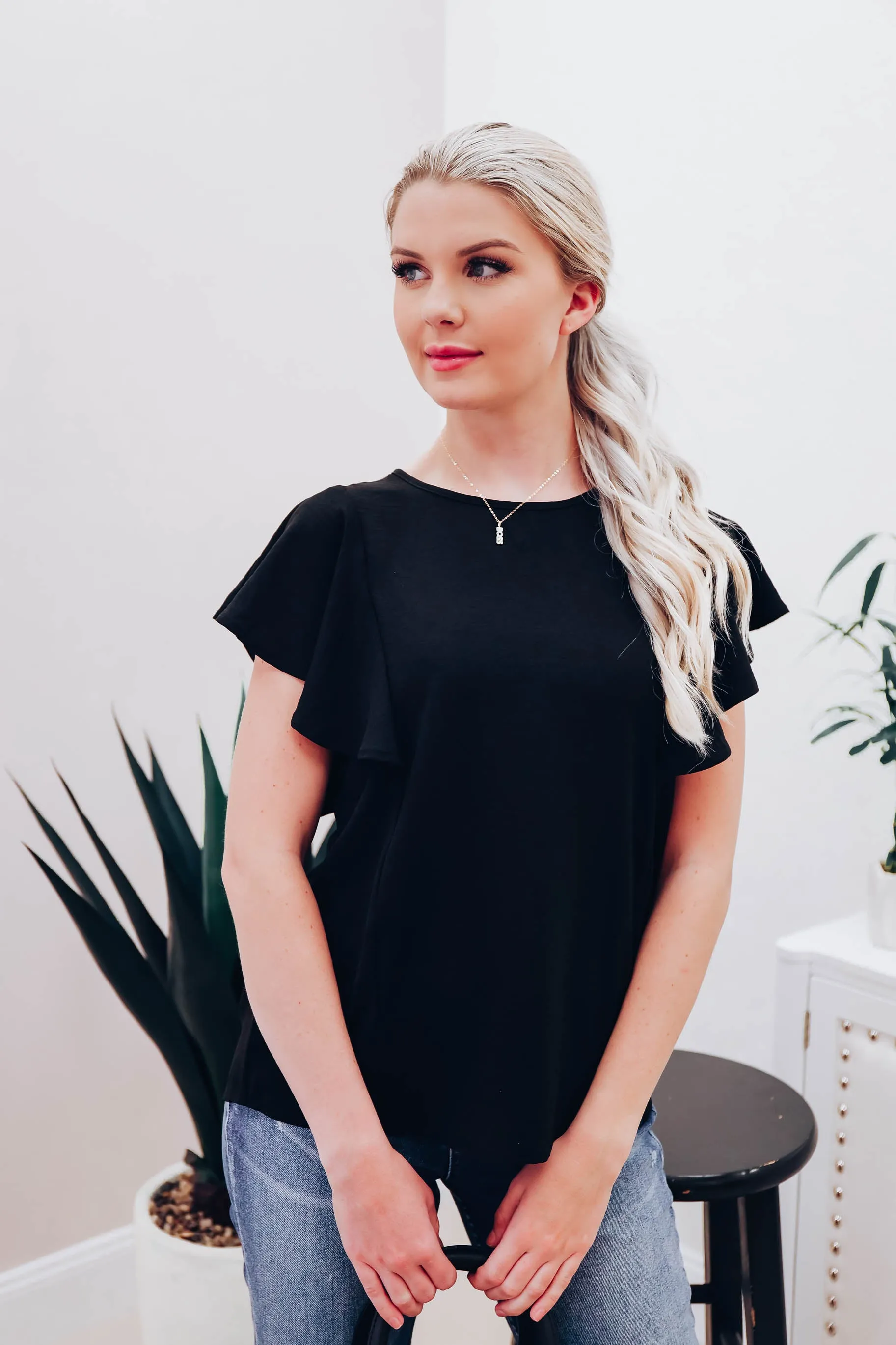 Busy Boss Blouse - Black