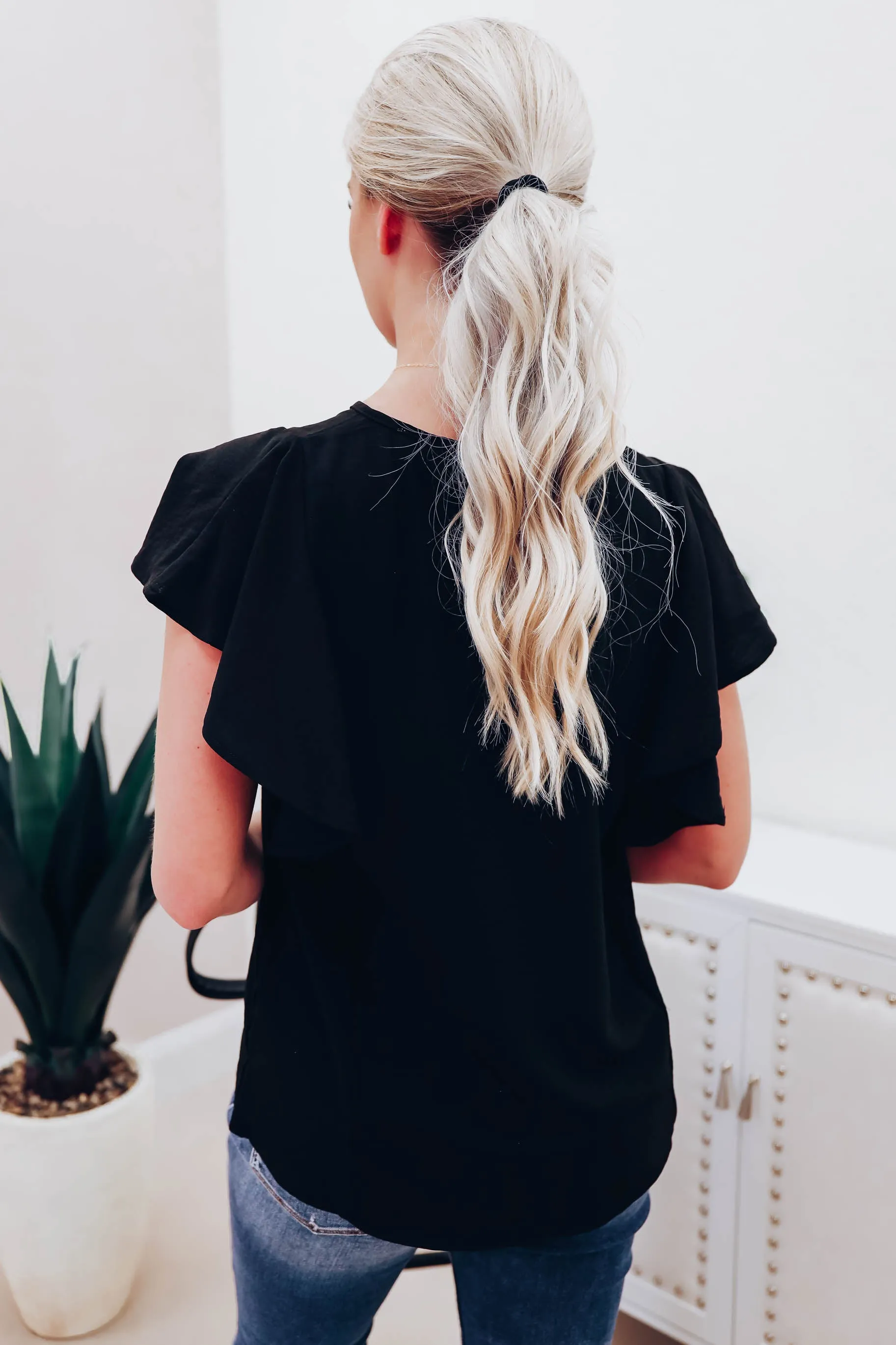 Busy Boss Blouse - Black