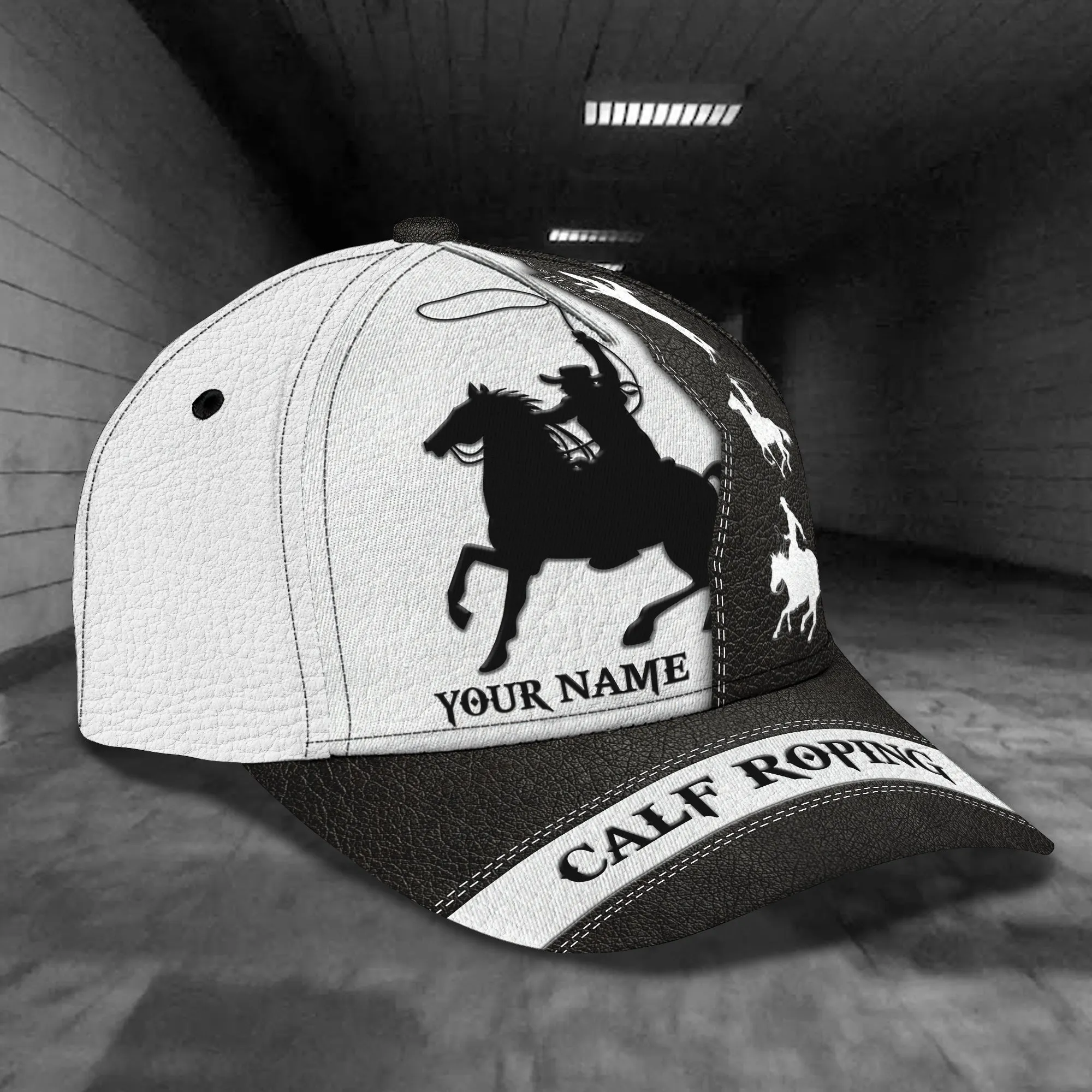 Calf Roping - Personalized Name Cap - Nmd 47