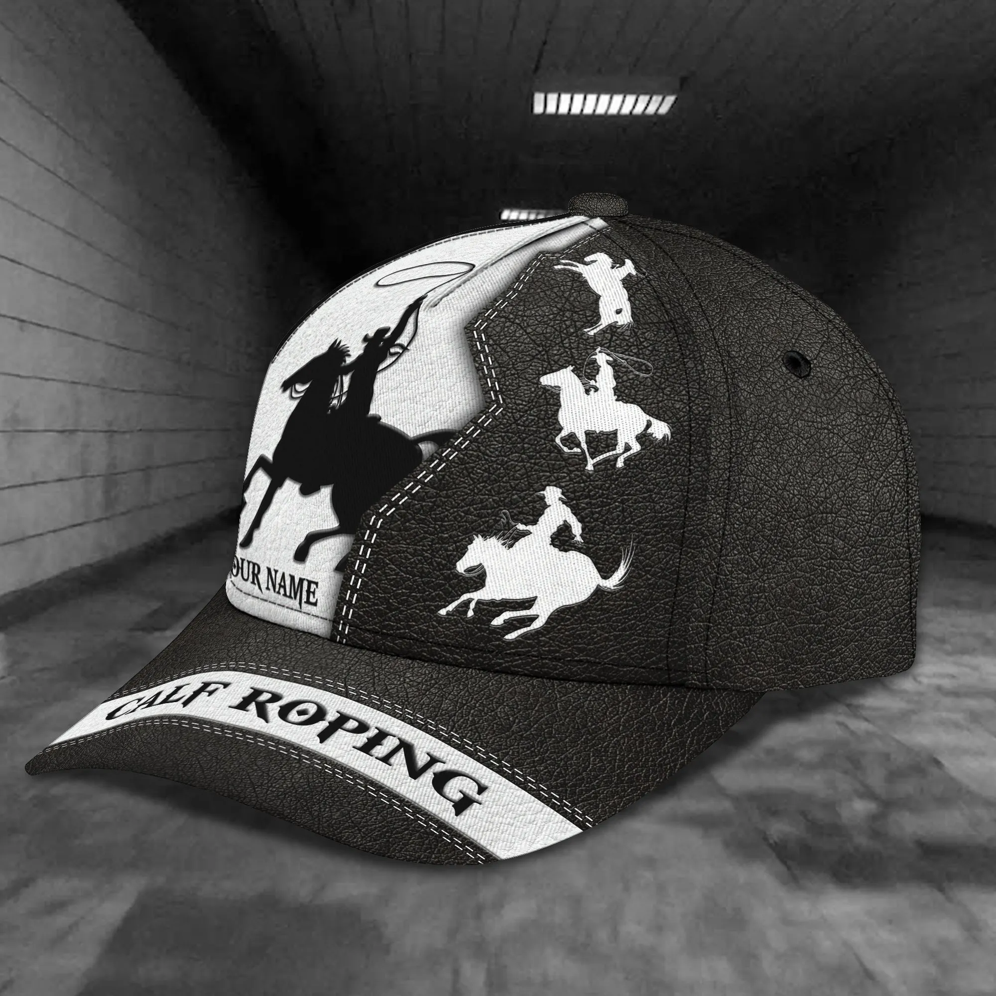 Calf Roping - Personalized Name Cap - Nmd 47