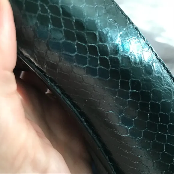 Calvin Klein Daliah dark green heels size 8