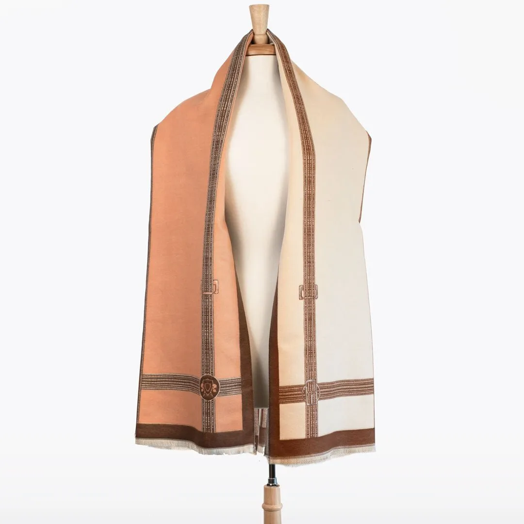 Cavelleti -  Equestrian Motif Luxe Shawl