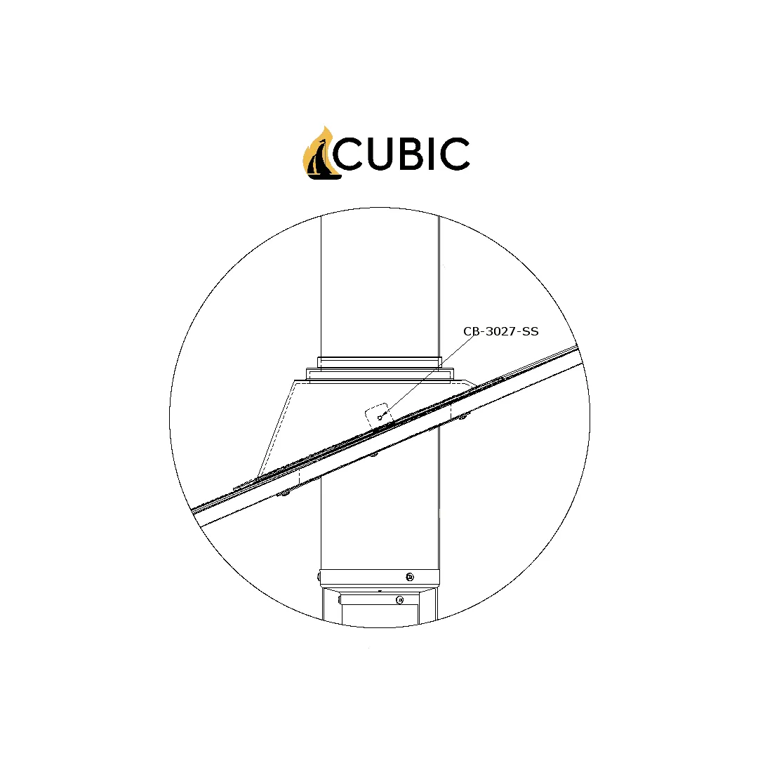 CB-3027-SS 2 Support Brackets