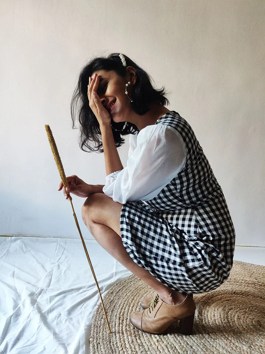 Checkered Sheath Dress