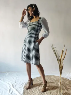 Checkered Sheath Dress