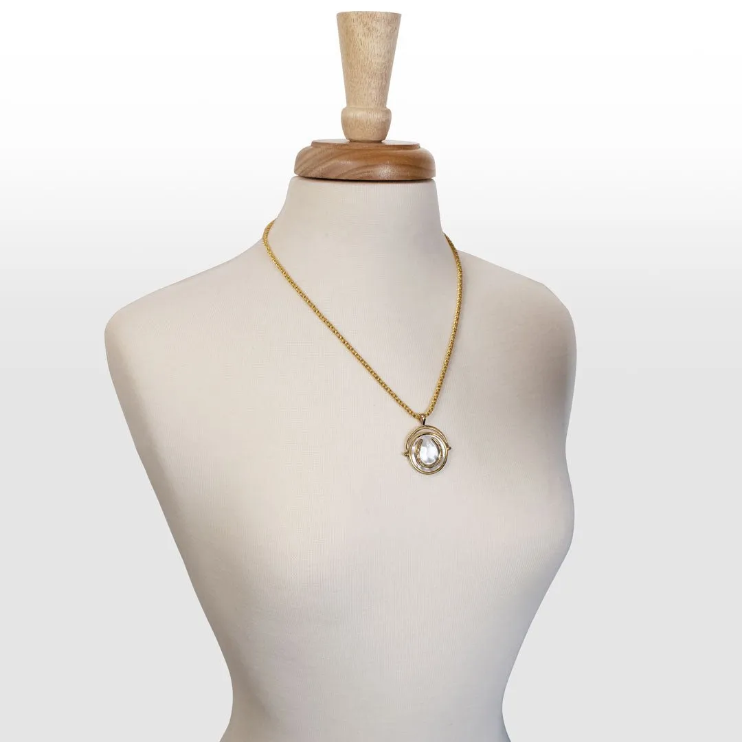 Cody - Crown Coin Horseshoe Necklace