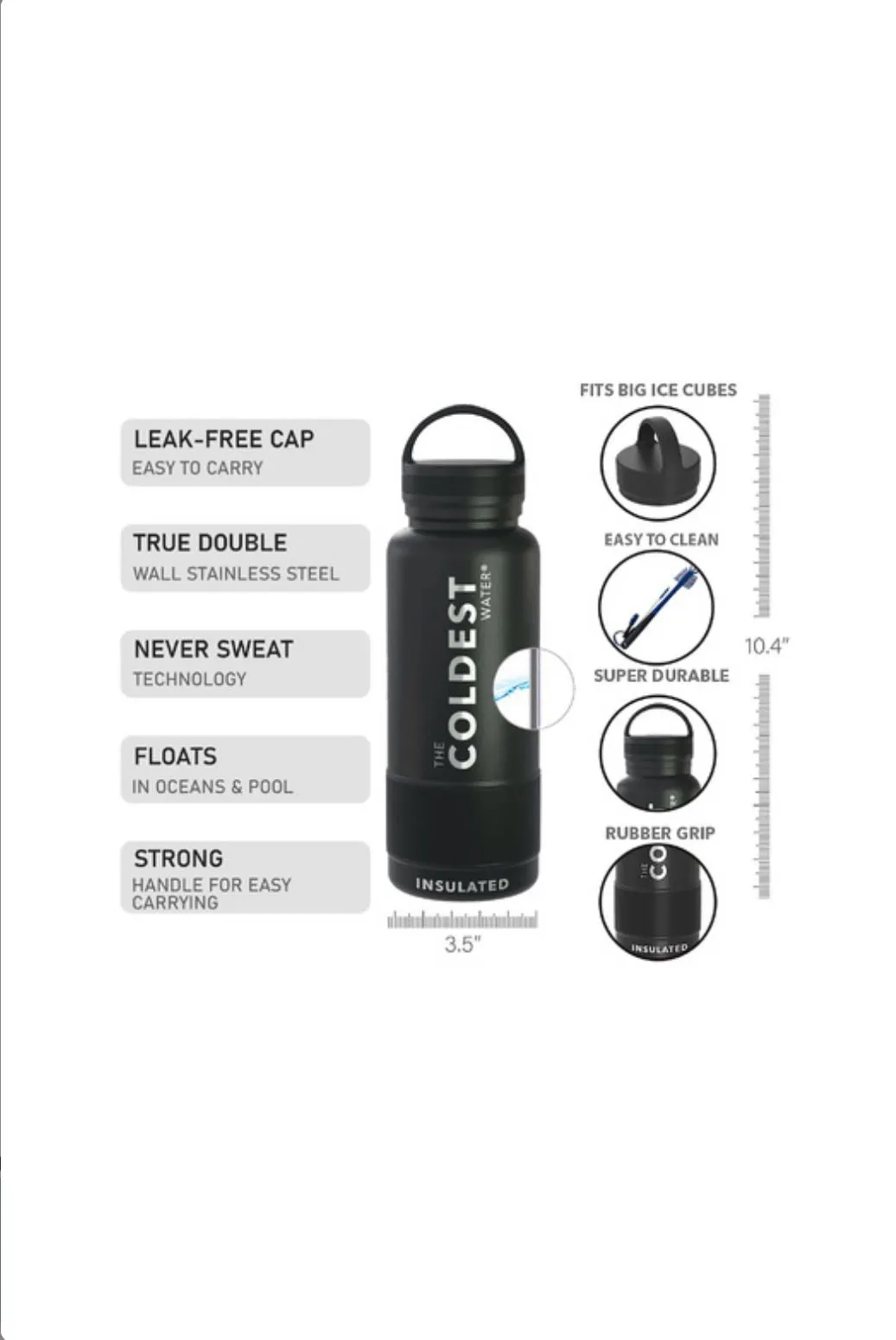 Coldest 950 ml Bottle | Flamingo Pink (32 OZ)