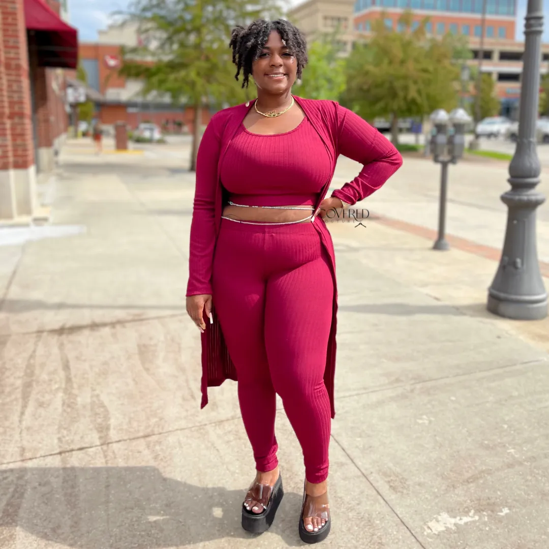 Comfy and Go Burgundy