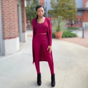 Comfy and Go Burgundy