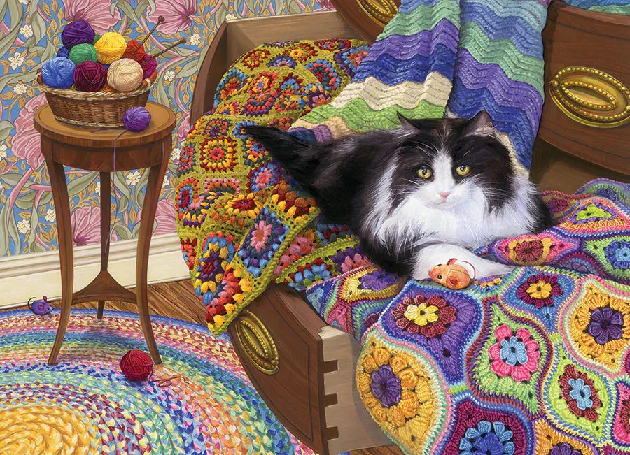 Comfy Cat 1000pc Compact Puzzle