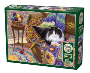 Comfy Cat 1000pc Compact Puzzle