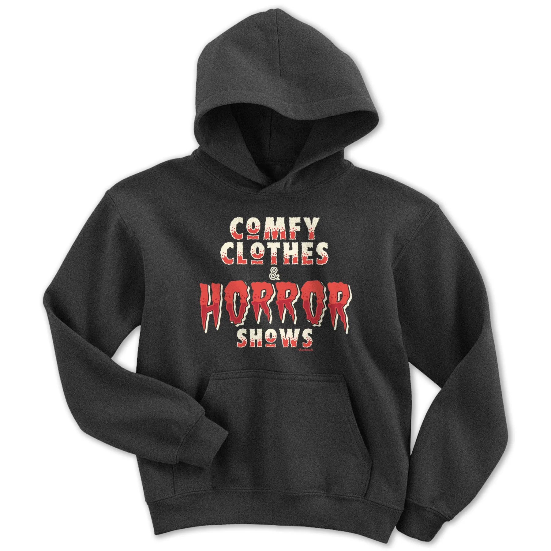 Comfy Clothes & Horror Shows Youth Hoodie
