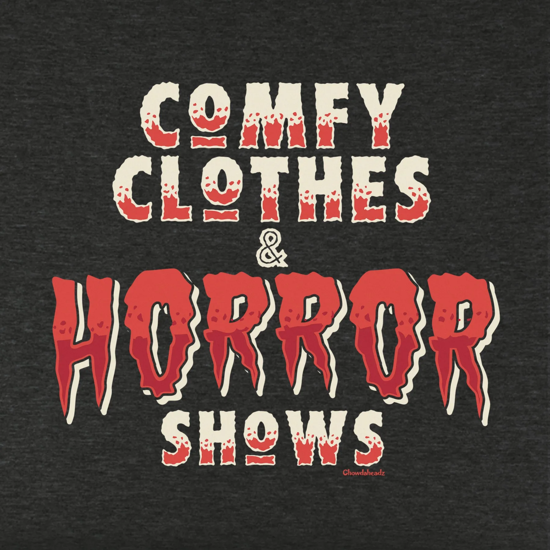 Comfy Clothes & Horror Shows Youth Hoodie